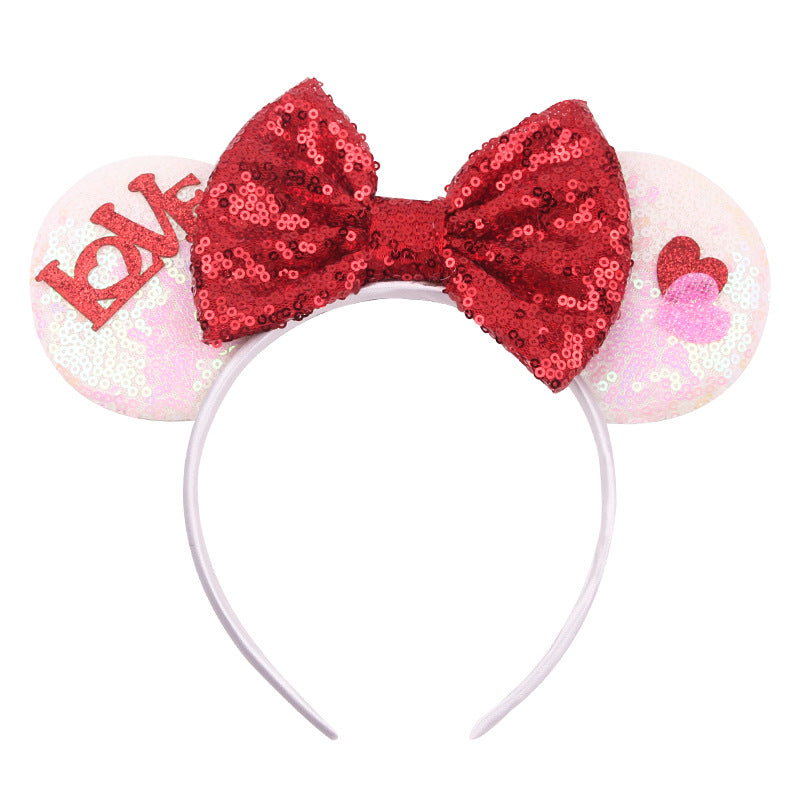 Charmed Creations - Princess Inspired Bow Headband, Mouse Ears, Princess Party, One Size Fits All