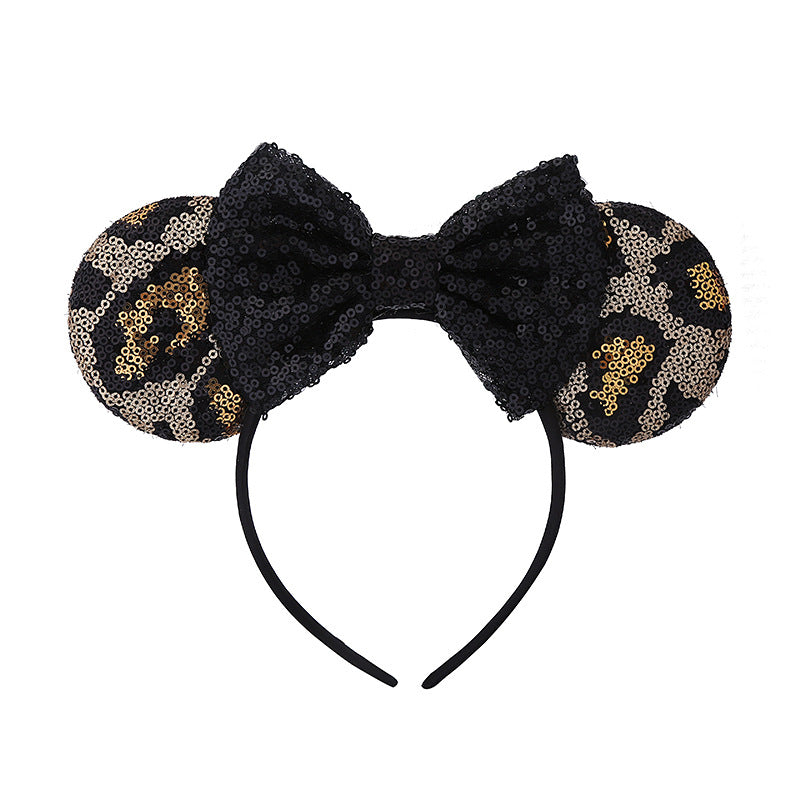 Minne Ears, Mickey Ears Headbands for Girls Women Cosplay Birthday Party &Disney Trip