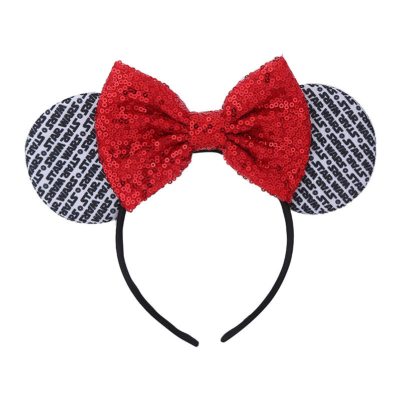 Minne Ears, Mickey Ears Headbands for Girls Women Cosplay Birthday Party &Disney Trip