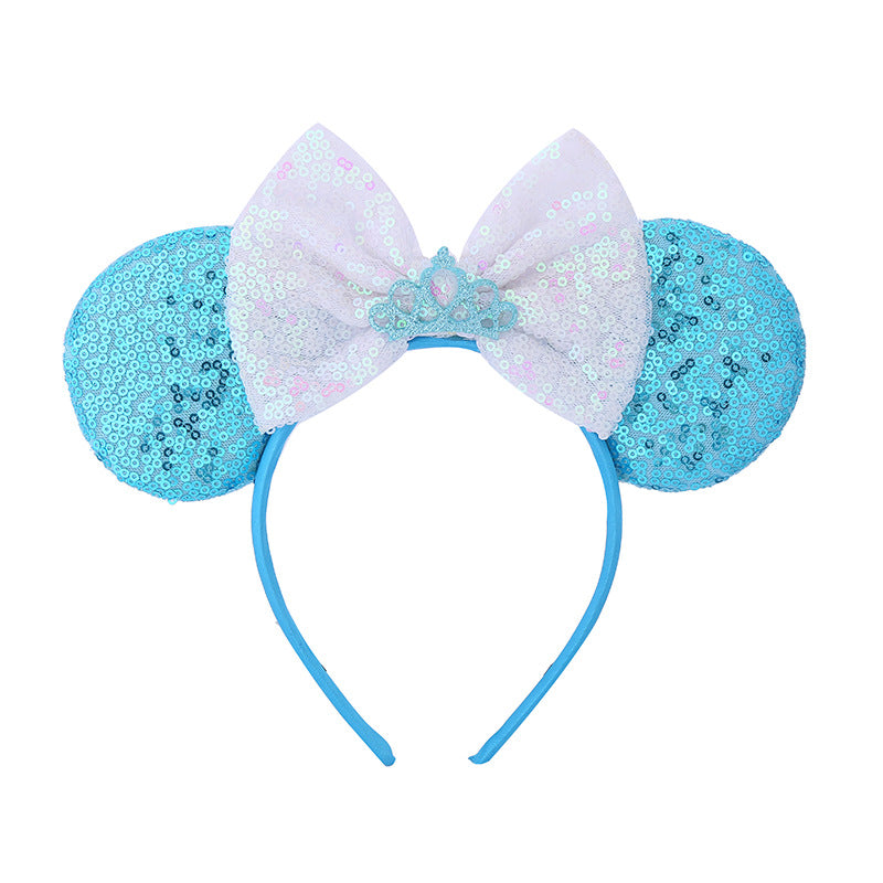 Minne Ears, Mickey Ears Headbands for Girls Women Cosplay Birthday Party &Disney Trip