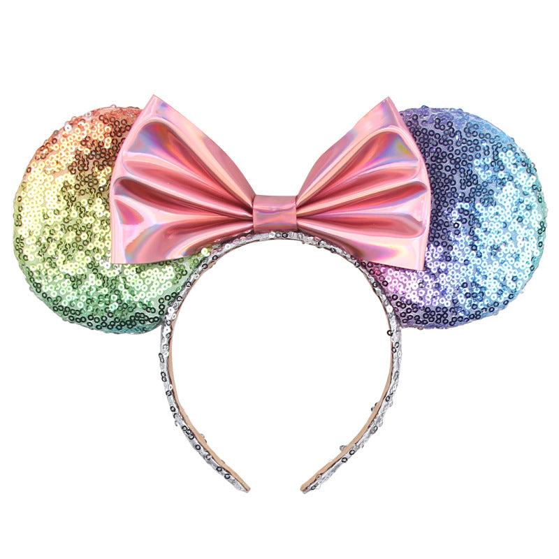 Minnie Ears - Amazing Colorful Disney Ears - Non Slip Headband - Disney World Costume Ears - Hair - Birthday Supply - Non Slip Headband - Disney World Accessories for Trip