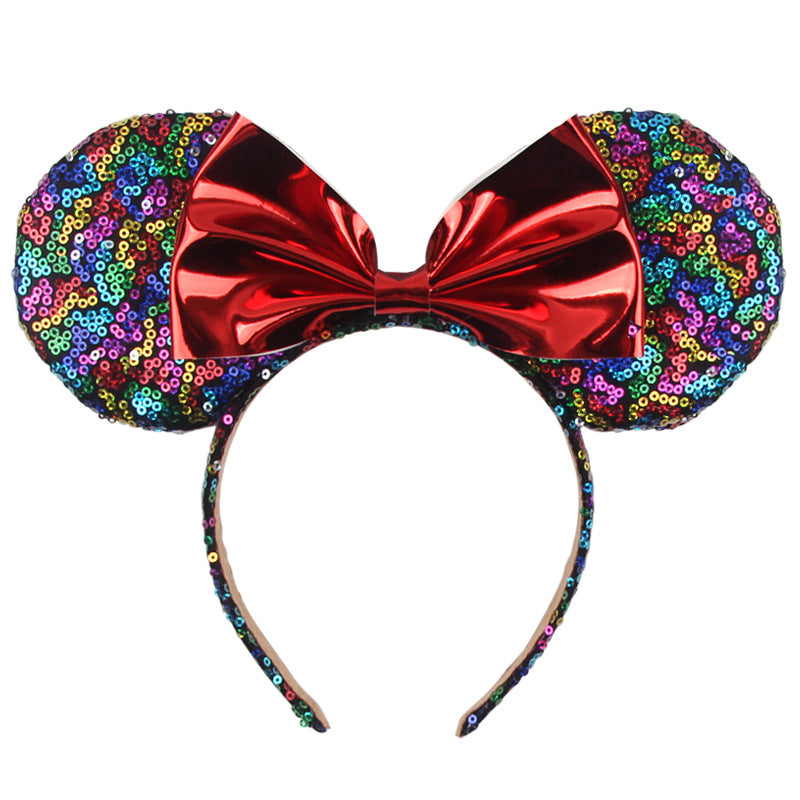 Minnie Ears - Amazing Colorful Disney Ears - Non Slip Headband - Disney World Costume Ears - Hair - Birthday Supply - Non Slip Headband - Disney World Accessories for Trip