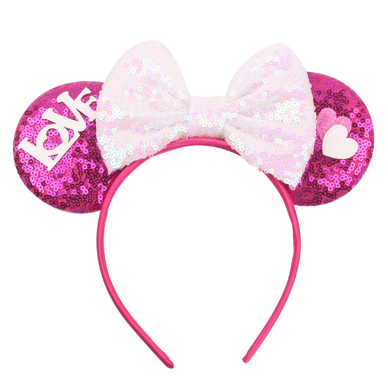 Charmed Creations - Princess Inspired Bow Headband, Mouse Ears, Princess Party, One Size Fits All